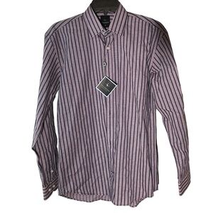 NWT Tailorbyrd Men’s Striped Button Down Shirt